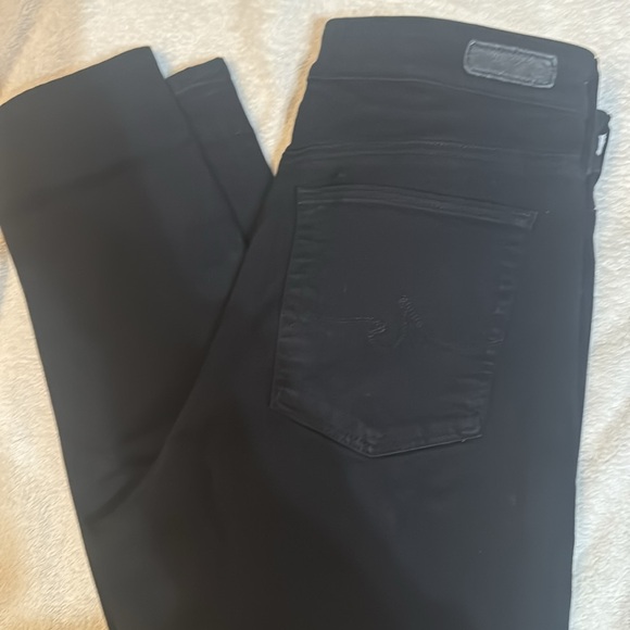 AG Jeans - The Farrah Skinny High Rise Skinny in Black. Excellent Condition. - Picture 2 of 12